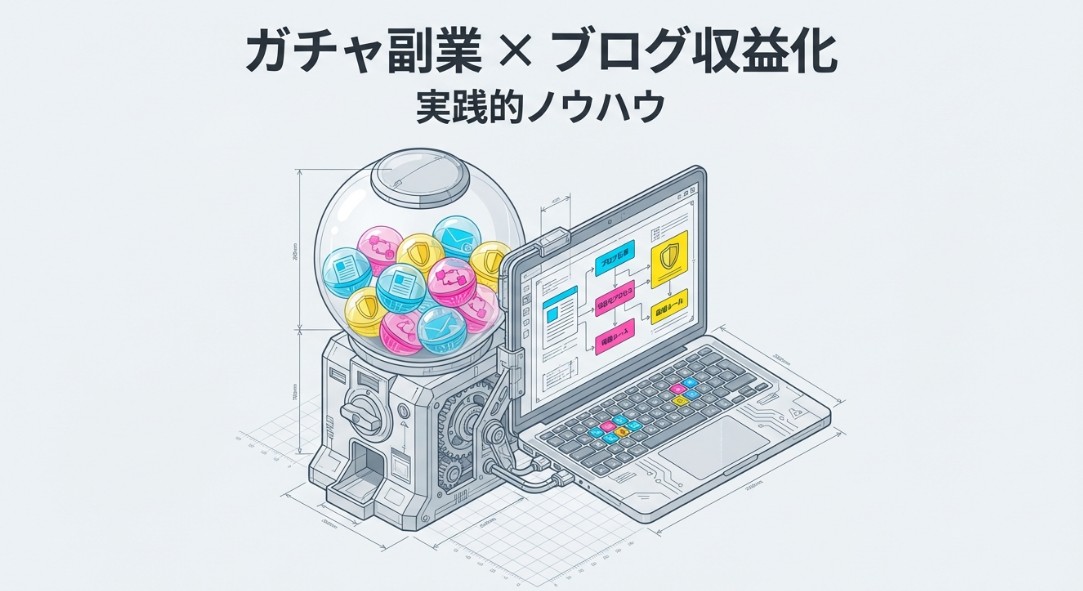 ガチャガチャの副業をブログで発信して稼ぐ！実践的な戦略