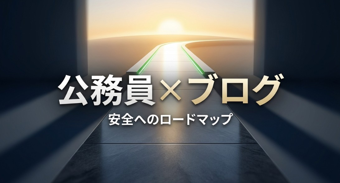 公務員の副業解禁？安全にブログ収入を得る戦略