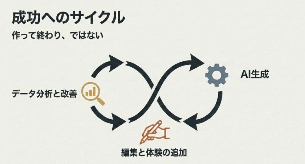 記事作成における生成ツールの位置づけ